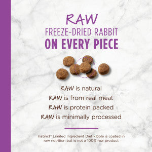 Instinct Limited Ingredient Diet Dry Cat Food - Real Rabbit - 10lb Bag